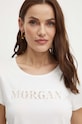 Morgan t-shirt DOMA biały DOMA.OFF.WHITE
