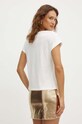 Îmbrăcăminte Morgan tricou DPARIS DPARIS.OFF.WHITE alb