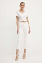 Футболка Morgan DSHINE DSHINE.OFF.WHITE білий SS24
