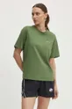 зелёный Спортивная футболка Columbia Alpine Way II Graphic Женский