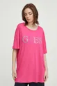 рожевий Пляжна футболка Guess Жіночий