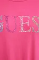 różowy Guess t-shirt plażowy