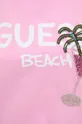 ροζ Βαμβακερό μπλουζάκι παραλίας Guess