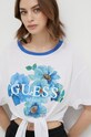 Odzież Guess t-shirt plażowy E4GI08.KC6K0 biały