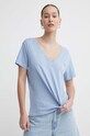 Tričko Superdry jednofarebný modrá W1011181A.5AX