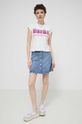 Pamučna majica Superdry W1011411A.39E bež SS24
