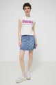 Superdry tricou din bumbac W1011411A.39E bej SS24