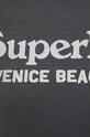 Бавовняна футболка Superdry W1011403A.PKT сірий