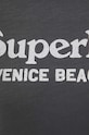 Superdry t-shirt bawełniany W1011403A.PKT szary