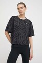 Puma t-shirt treningowy Train Favorite wzorzyste czarny 523215