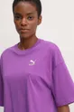 фіолетовий Бавовняна футболка Puma