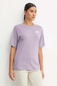 Puma t-shirt bawełniany fioletowy 675994