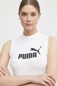 Puma top z elastanem biały 673695