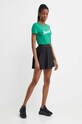 Puma t-shirt bawełniany 679315 zielony SS24