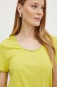 Ľanové tričko Morgan DANIA žltá DANIA.MOJITO