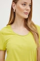 Ľanové tričko Morgan DANIA žltá DANIA.MOJITO