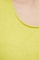 Ľanové tričko Morgan DANIA DANIA.MOJITO žltá