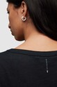Одежда Хлопковая футболка AllSaints Anna WM640Z чёрный