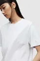 Bombažna kratka majica AllSaints LISA bela