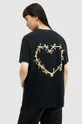 μαύρο Βαμβακερό μπλουζάκι AllSaints PERTA Γυναικεία