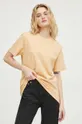 oranžová Bavlnené tričko AllSaints PIPPA