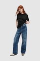 Памучна тениска AllSaints PIPPA WM109Z черен