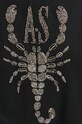 Бавовняна футболка AllSaints SCORPION IMO BOY WG520Z чорний