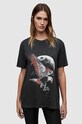 AllSaints t-shirt bawełniany STARDUST bawełna czarny WG025Z