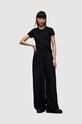 AllSaints t-shirt bawełniany STEVIE WM562Z czarny