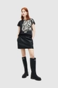 czarny AllSaints t-shirt bawełniany TIGRESS