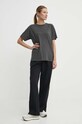 P.E Nation t-shirt bawełniany 241T144 szary SS24
