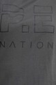 P.E Nation t-shirt bawełniany 241T144 szary
