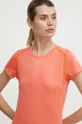 oranžna Kratka majica za tek Mizuno DryAeroFlow Ženski