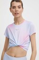 Mizuno tricou de alergare Impulse Core cu modele albastru J2GAB208