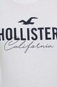 Hollister Co. pamut póló KI357.3198.100 fehér