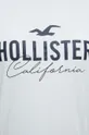 modra Bombažna kratka majica Hollister Co.