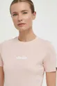 różowy Ellesse t-shirt bawełniany Beckana Tee