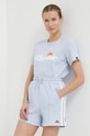 Pamučna majica Ellesse Albany T-Shirt SGV03237 plava SS24