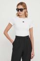 Tommy Jeans t-shirt DW0DW17881 biały SS25