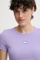 Ruházat Tommy Jeans t-shirt DW0DW17881 lila