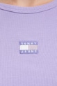 Tommy Jeans tricou violet DW0DW17881