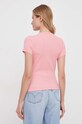 Odzież Tommy Jeans t-shirt DW0DW17881 różowy