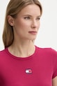 Îmbrăcăminte Tommy Jeans tricou DW0DW17881 roz