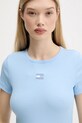 Футболка Tommy Jeans блакитний DW0DW17881