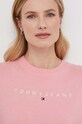 Tommy Jeans t-shirt bawełniany DW0DW17836 różowy SS24
