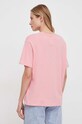 Odzież Tommy Jeans t-shirt bawełniany DW0DW17836 różowy