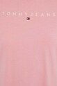 Tommy Jeans t-shirt bawełniany różowy DW0DW17836