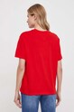 Odzież Tommy Jeans t-shirt bawełniany DW0DW17836 czerwony