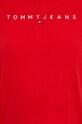 Tommy Jeans t-shirt bawełniany czerwony DW0DW17836