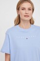 Tommy Jeans t-shirt bawełniany DW0DW17836 niebieski SS24